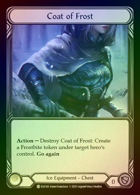 【CF】[Ice] Coat of Frost [1st-ELE145-C] Cold Foil
