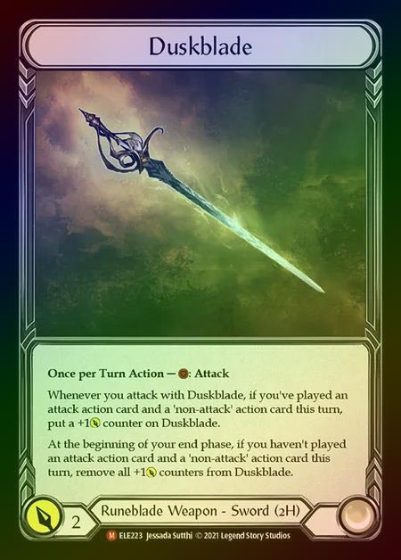 【CF】[Runeblade] Duskblade [1st-ELE223-M] Cold Foil