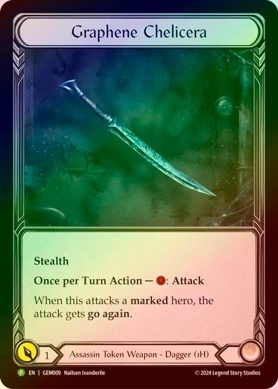【CF】【EN】[Assassin] グラフェンの鋏角/Graphene Chelicera [GEM009-P]