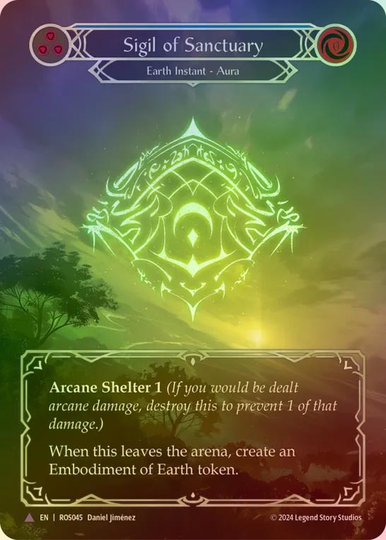 【CF】【EN】[Earth] 聖域の印/Sigil of Sanctuary [ROS045-Marvel]