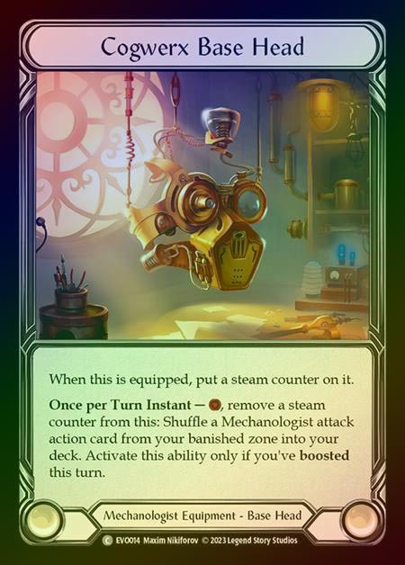 【CF】[Mechanologist] Cogwerx Base Head [EVO014-C] Cold Foil