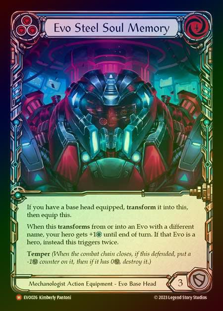 【CF】[Mechanologist] Evo Steel Soul Memory [EVO026-Marvel] Cold Foil
