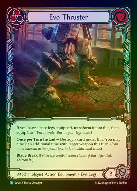 【CF】[Mechanologist] Evo Thruster [EVO037-R] Cold Foil