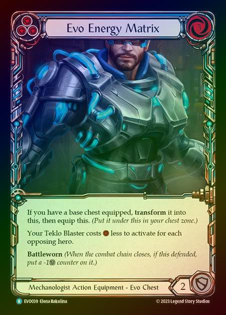 【CF】[Mechanologist] Evo Energy Matrix [EVO039-R] Cold Foil