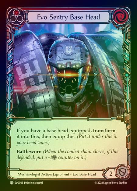 【CF】[Mechanologist] Evo Sentry Base Head [EVO042-C] Cold Foil