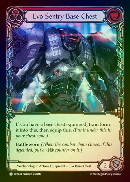 【CF】[Mechanologist] Evo Sentry Base Chest [EVO043-C] Cold Foil