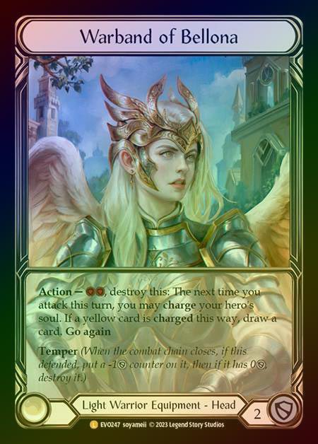 【CF】[Light Warrior] Warband of Bellona (Extended Art) [EVO247-L] Cold Foil