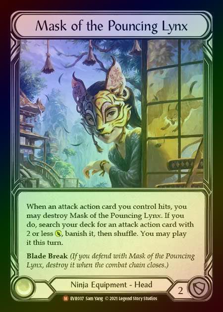 【CF】[Ninja] Mask of the Pouncing Lynx [EVR037-M] Cold Foil