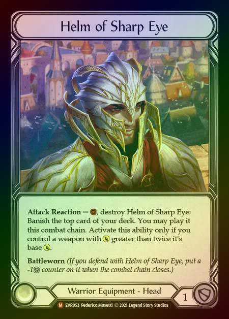 【CF】[Warrior] Helm of Sharp Eye [EVR053-M] Cold Foil