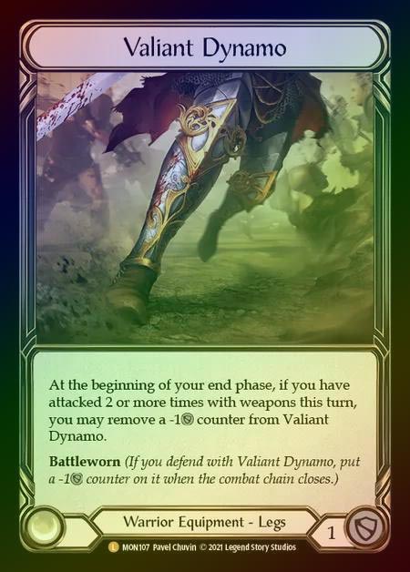 【CF】[Warrior] Valiant Dynamo [1st-MON_107-L] Cold Foil