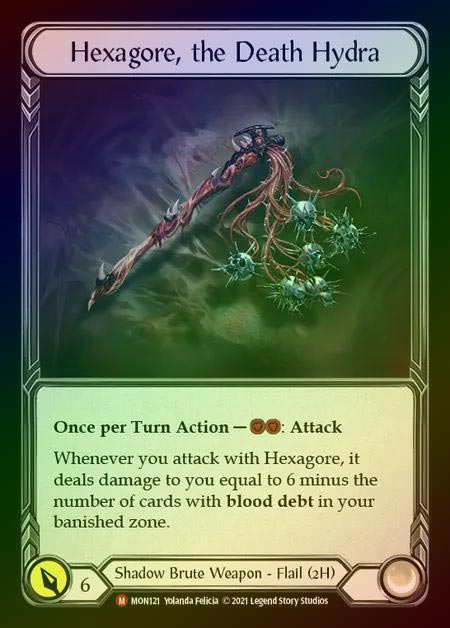 【CF】[Shadow Brute] Hexagore, the Death Hydra [1st-MON_121-M] Cold Foil