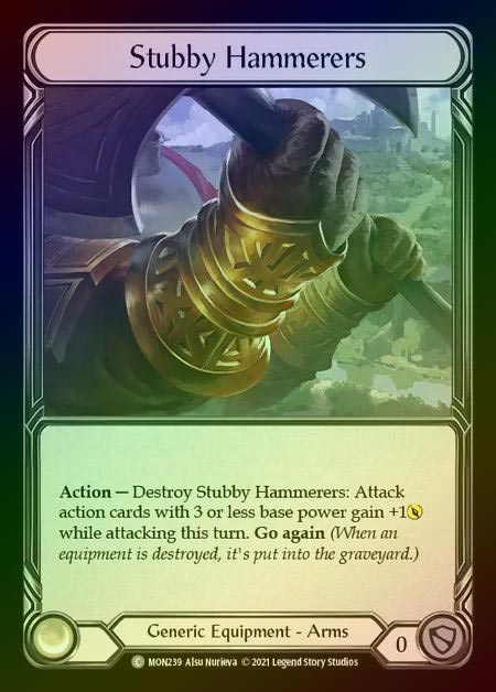 【CF】[Generic] Stubby Hammerers [1st-MON_239-C] Cold Foil