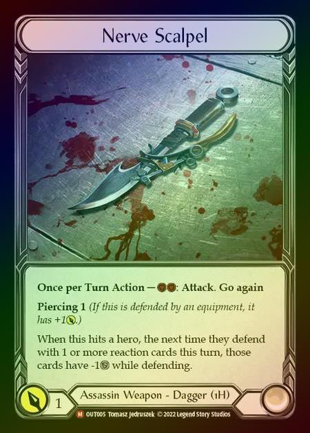 【CF】[Assassin] Nerve Scalpel [OUT005-M] Cold Foil