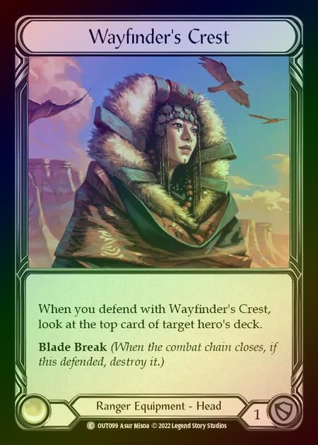 【CF】[Ranger] Wayfinder's Crest [OUT099-C] Cold Foil