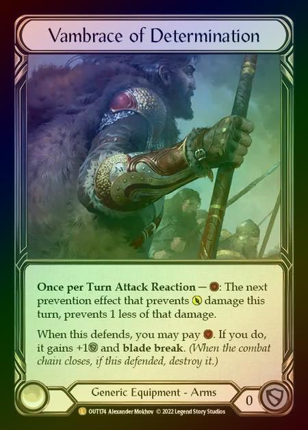 【CF】[Generic] Vambrace of Determination [OUT174-L] Cold Foil