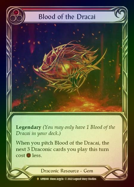 【CF】[Draconic] Blood of the Dracai [UPR000-F] Cold Foil