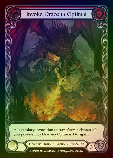 【CF】[Draconic Illusionist] Invoke Dracona Optimai [UPR006-Marvel] Cold Foil
