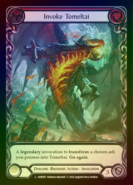 【CF】[Draconic Illusionist] Invoke Tomeltai [UPR007-Marvel] Cold Foil