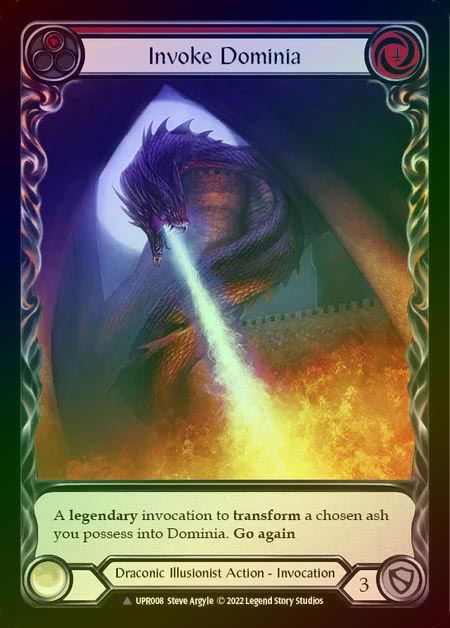 【CF】[Draconic Illusionist] Invoke Dominia [UPR008-Marvel] Cold Foil