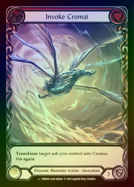 【CF】[Draconic Illusionist] Invoke Cromai [UPR010-Marvel] (red) Cold Foil
