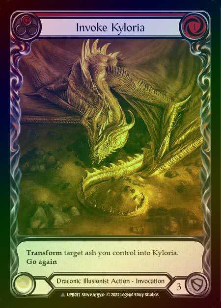 【CF】[Draconic Illusionist] Invoke Kyloria [UPR011-Marvel] (red) Cold Foil
