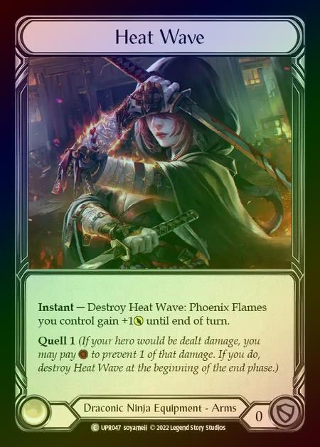 【CF】[Draconic Ninja] Heat Wave [UPR047-C] Cold Foil
