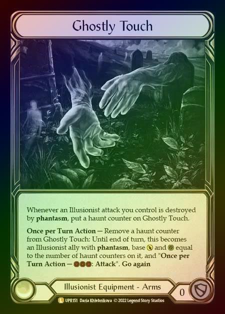 【CF】[Illusionist] Ghostly Touch [UPR151-L] Cold Foil