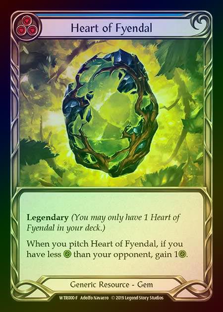 【CF】[Generic] Heart of Fyendal [1st-WTR000-F] Cold Foil 《クーポン使用不可》