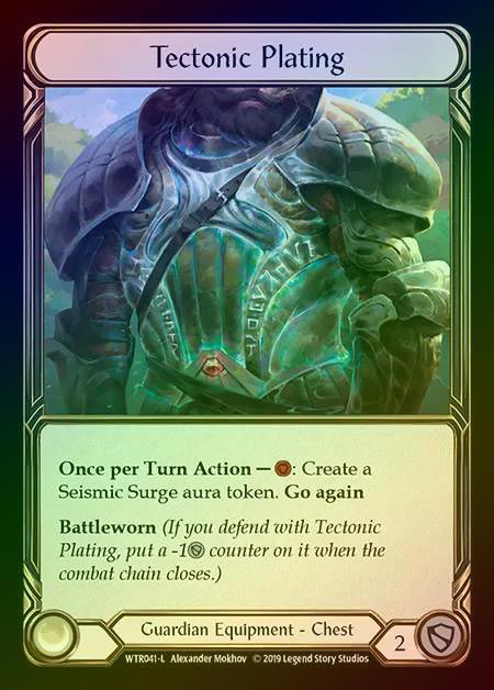 【CF】[Guardian] Tectonic Plating [1st-WTR041-L] Cold Foil