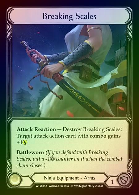 【CF】[Ninja] Breaking Scales [1st-WTR080-C] Cold Foil