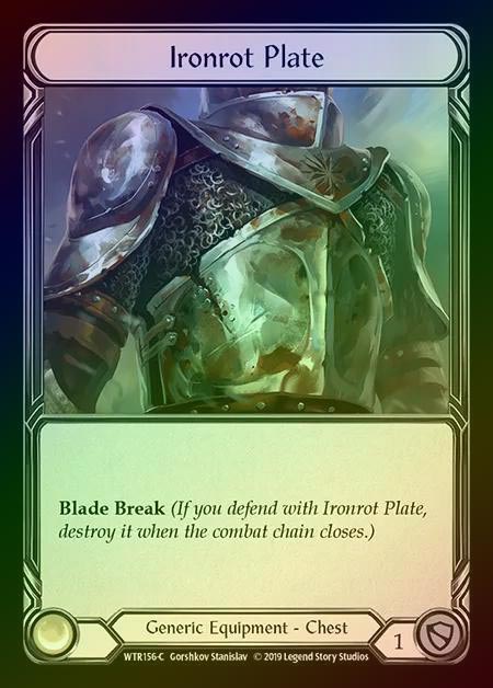 【CF】[Generic] Ironrot Plate [1st-WTR156-C] Cold Foil
