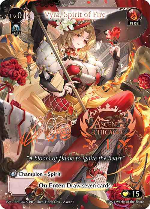 【クーポン使用不可】【CPR】[Fire] Vyra, Spirit of Fire [P24-067-CPR]