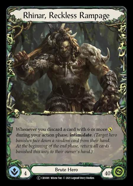 [Brute] Rhinar, Reckless Rampage [UL-CRU001-C]