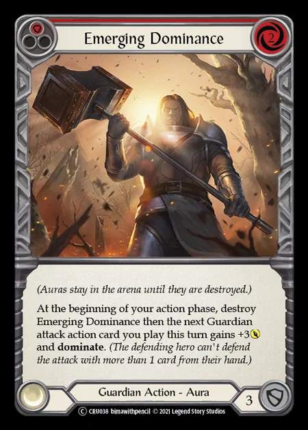 [Guardian] Emerging Dominance [UL-CRU038-C] (red)