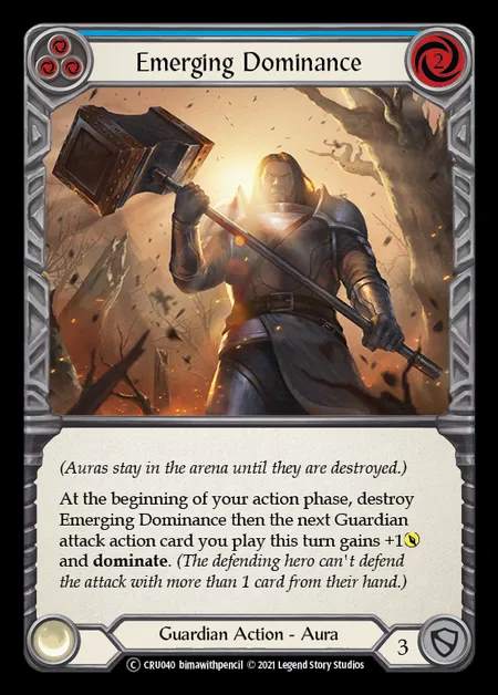 [Guardian] Emerging Dominance [UL-CRU040-C] (blue)