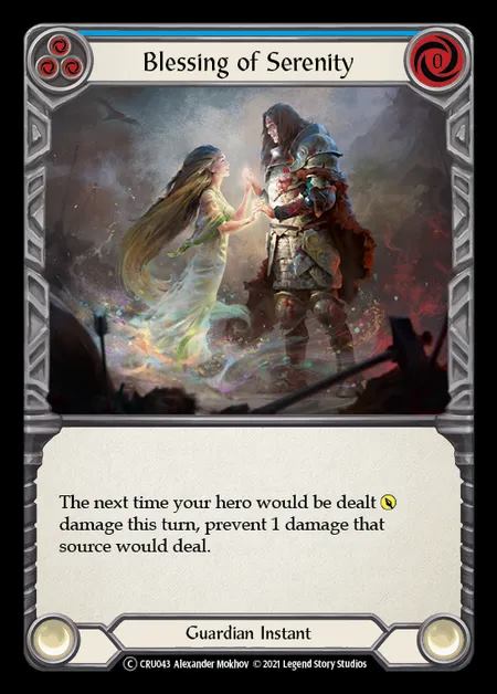[Guardian] Blessing of Serenity [UL-CRU043-C] (blue)