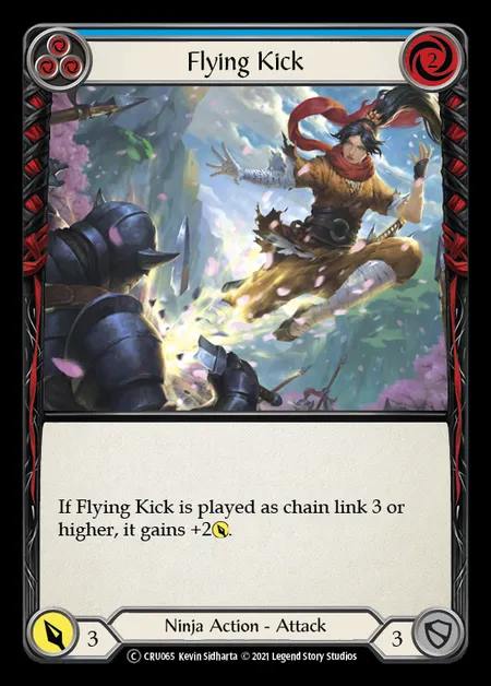 [Ninja] Flying Kick [UL-CRU065-C] (blue)