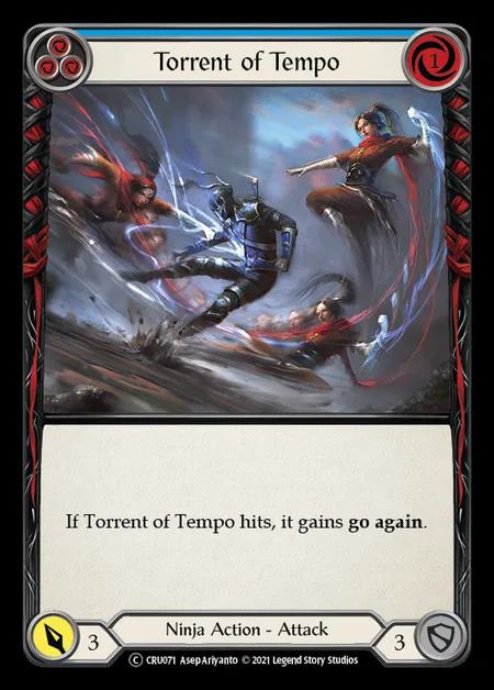 [Ninja] Torrent of Tempo [UL-CRU071-C] (blue)