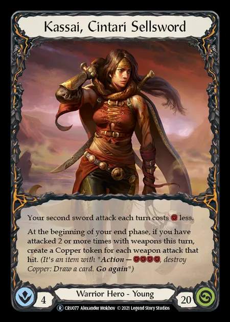 [Warrior] Kassai, Cintari Sellsword [UL-CRU077-R]