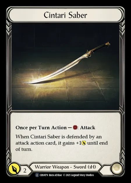 [Warrior] Cintari Saber [UL-CRU079-R]