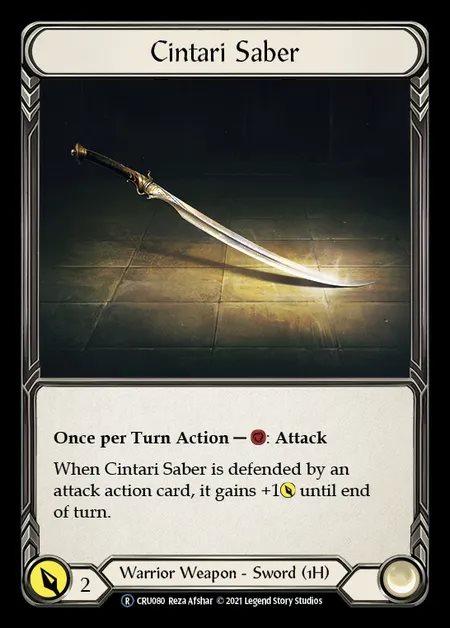 [Warrior] Cintari Saber [UL-CRU080-R]