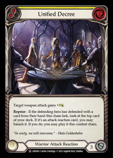 [Warrior] Unified Decree [UL-CRU083-M]