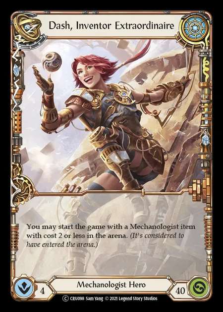 [Mechanologist] Dash, Inventor Extraordinaire [UL-CRU098-C]