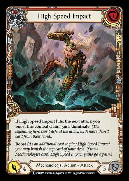[Mechanologist] High Speed Impact [UL-CRU106-R] (red)