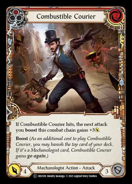 [Mechanologist] Combustible Courier [UL-CRU109-R] (red)