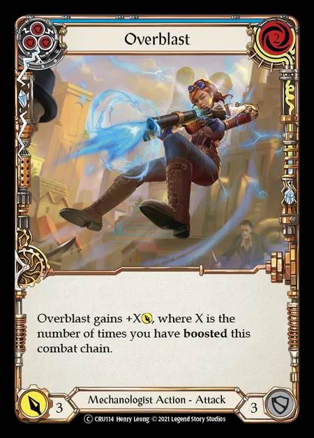 [Mechanologist] Overblast [UL-CRU114-C] (blue)