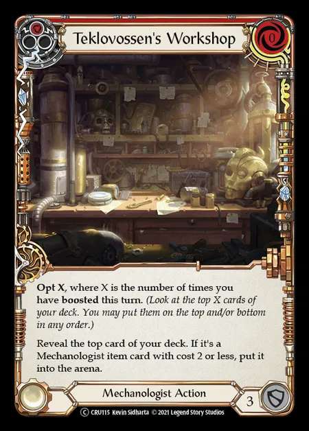 [Mechanologist] Teklovossen's Workshop [UL-CRU115-C] (red)