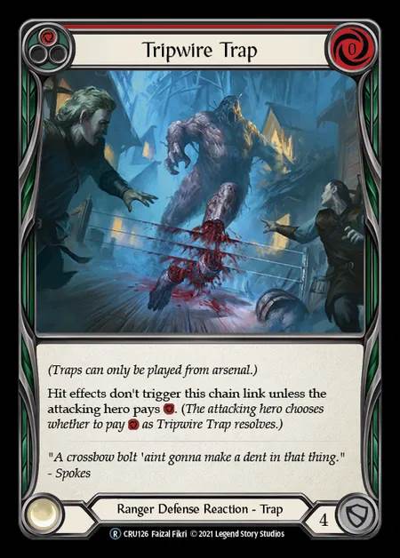 [Ranger] Tripwire Trap [UL-CRU126-R] (red)