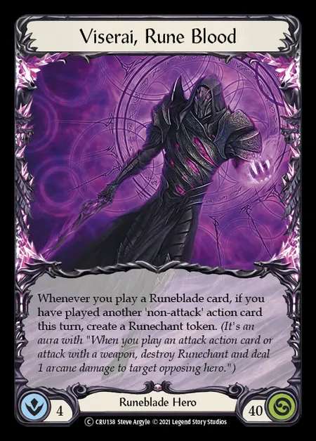 [Runeblade] Viserai, Rune Blood [UL-CRU138-C]