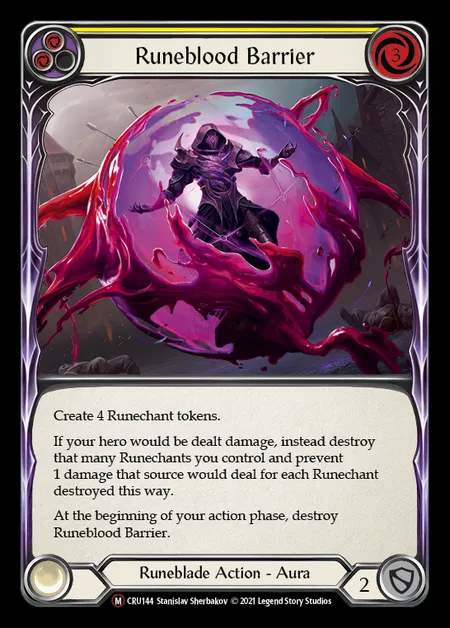 [Runeblade] Runeblood Barrier [UL-CRU144-M]